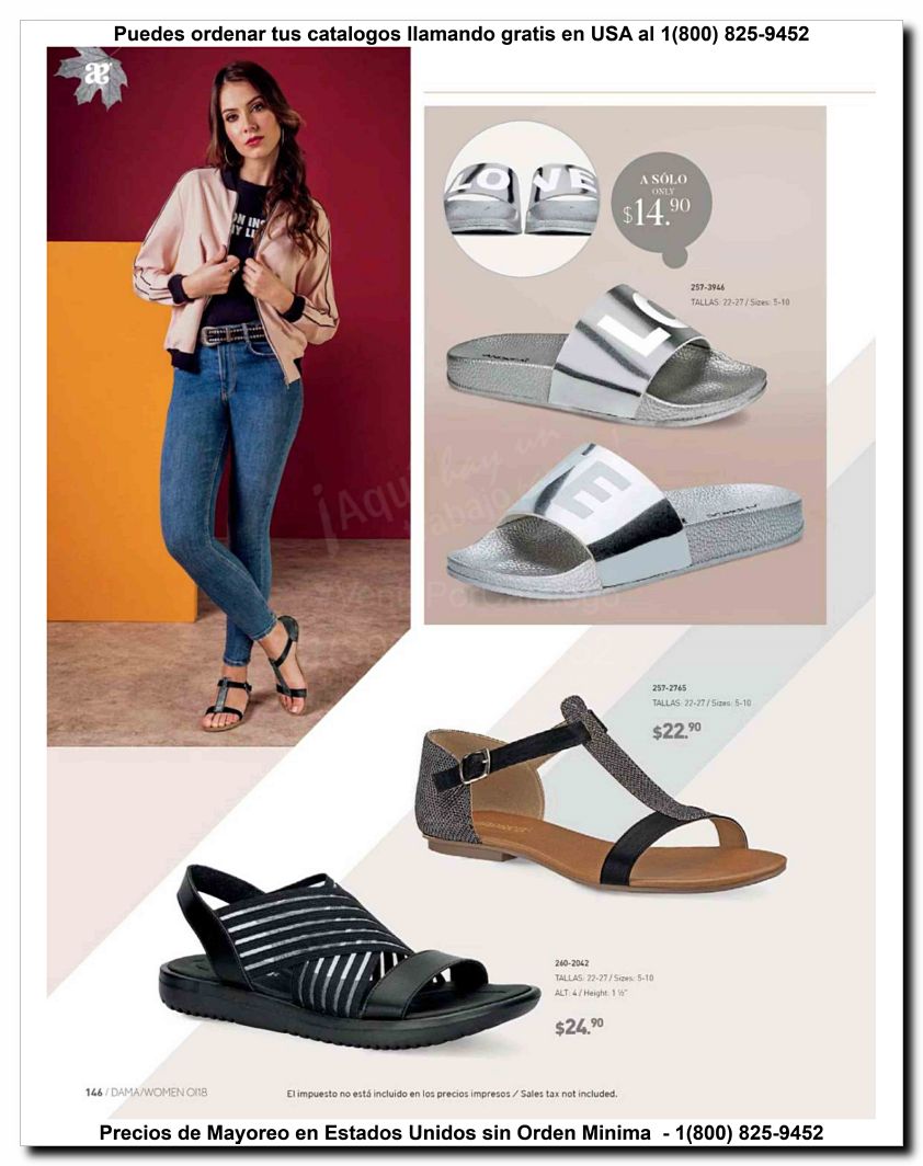 Llamanos al 1(800) 825-9452<br>Catalogos USA<br>(146 of 187)
