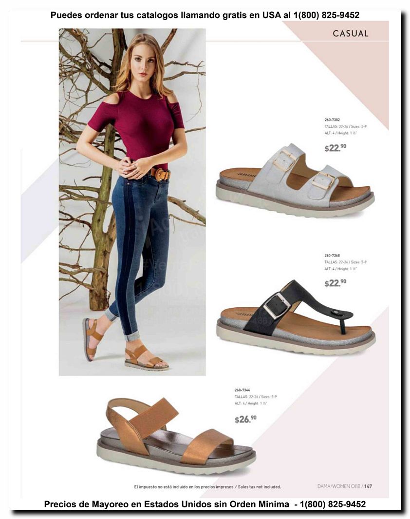 Llamanos al 1(800) 825-9452<br>Catalogos USA<br>(147 of 187)