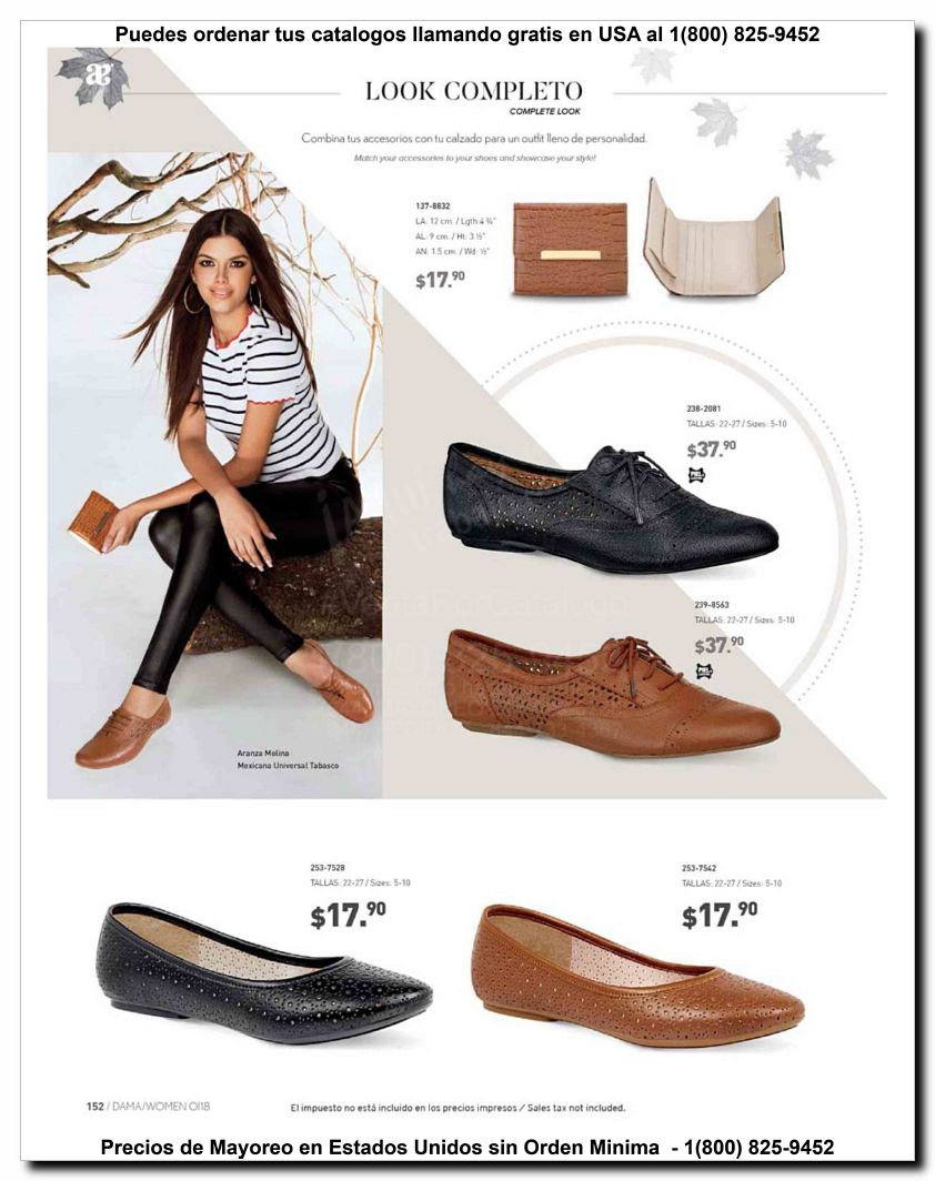 Llamanos al 1(800) 825-9452<br>Catalogos USA<br>(152 of 187)