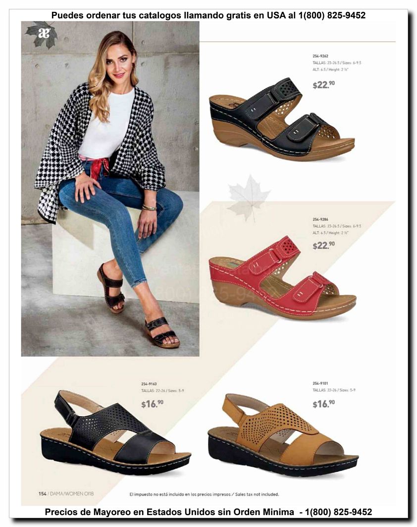 Llamanos al 1(800) 825-9452<br>Catalogos USA<br>(154 of 187)