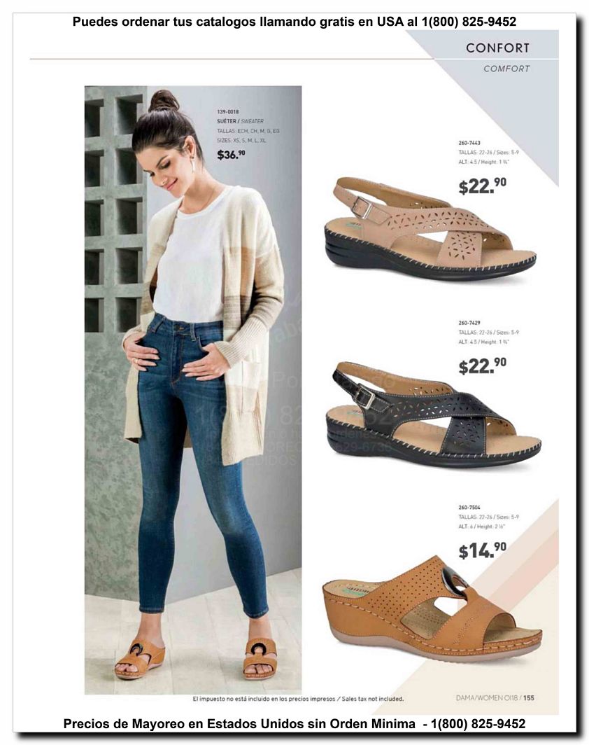Llamanos al 1(800) 825-9452<br>Catalogos USA<br>(155 of 187)