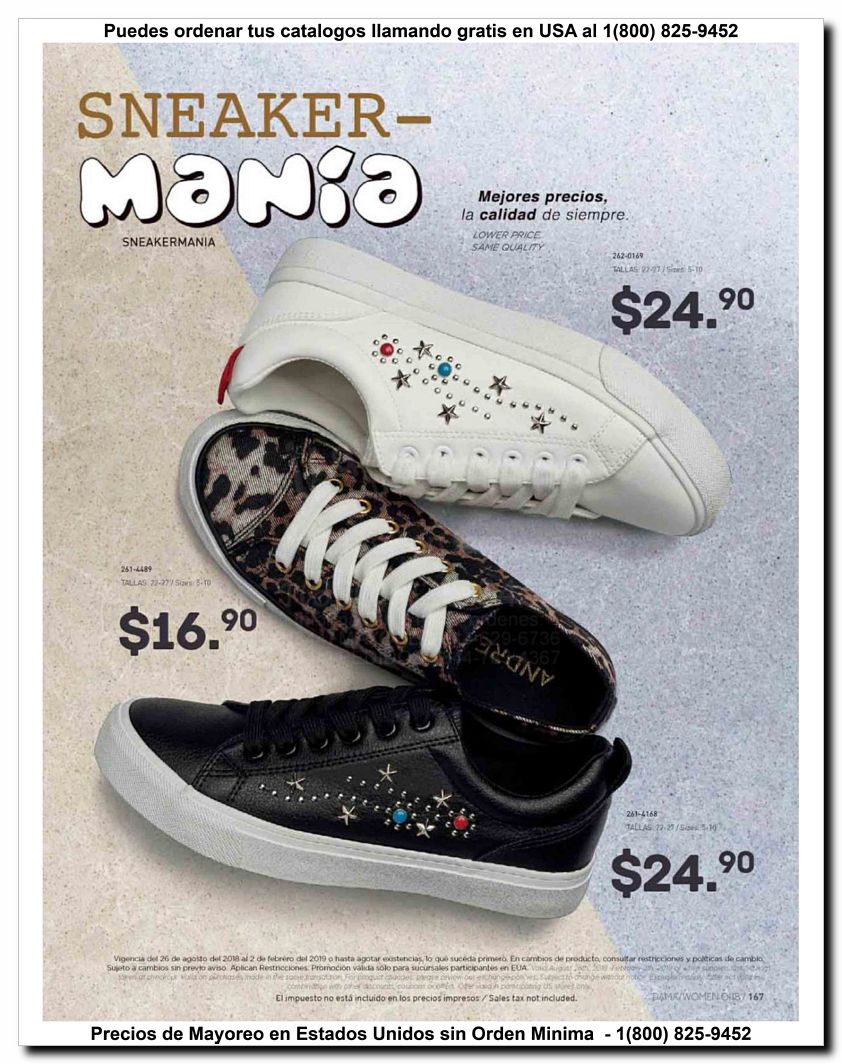 Llamanos al 1(800) 825-9452<br>Catalogos USA<br>(167 of 187)