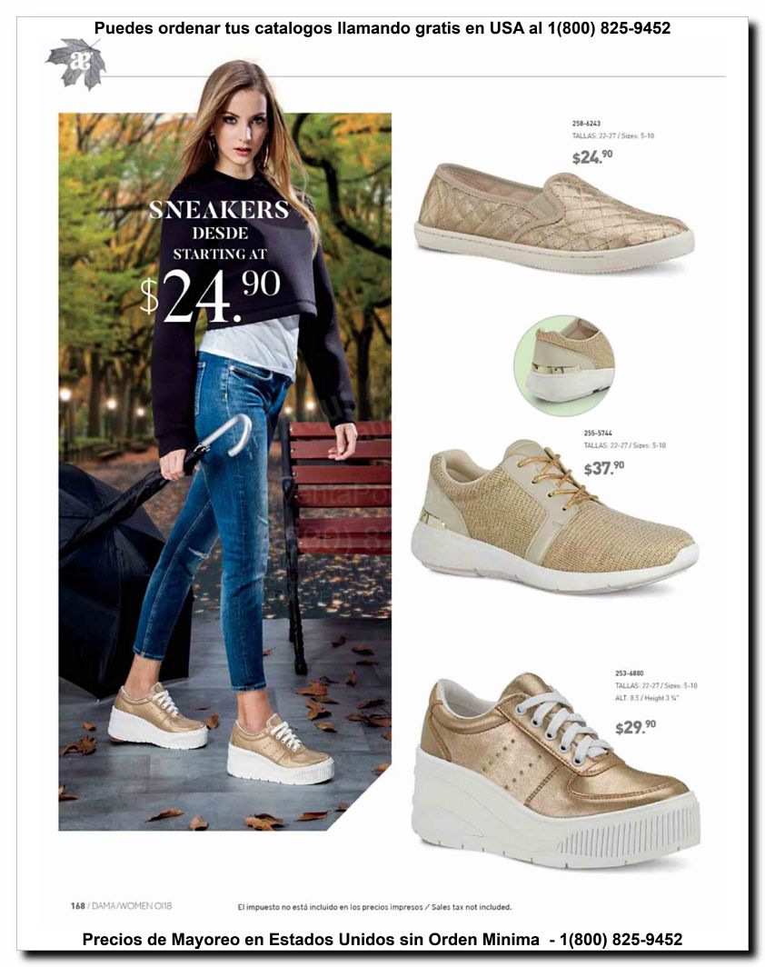 Llamanos al 1(800) 825-9452<br>Catalogos USA<br>(168 of 187)