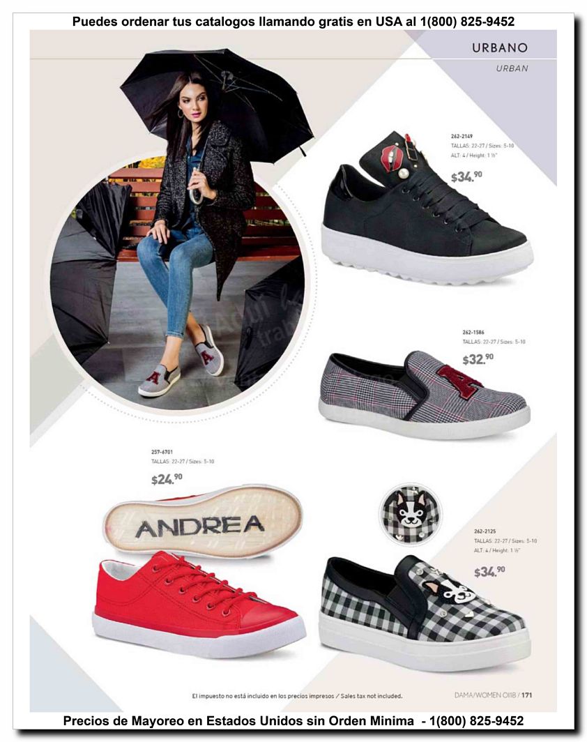 Llamanos al 1(800) 825-9452<br>Catalogos USA<br>(171 of 187)