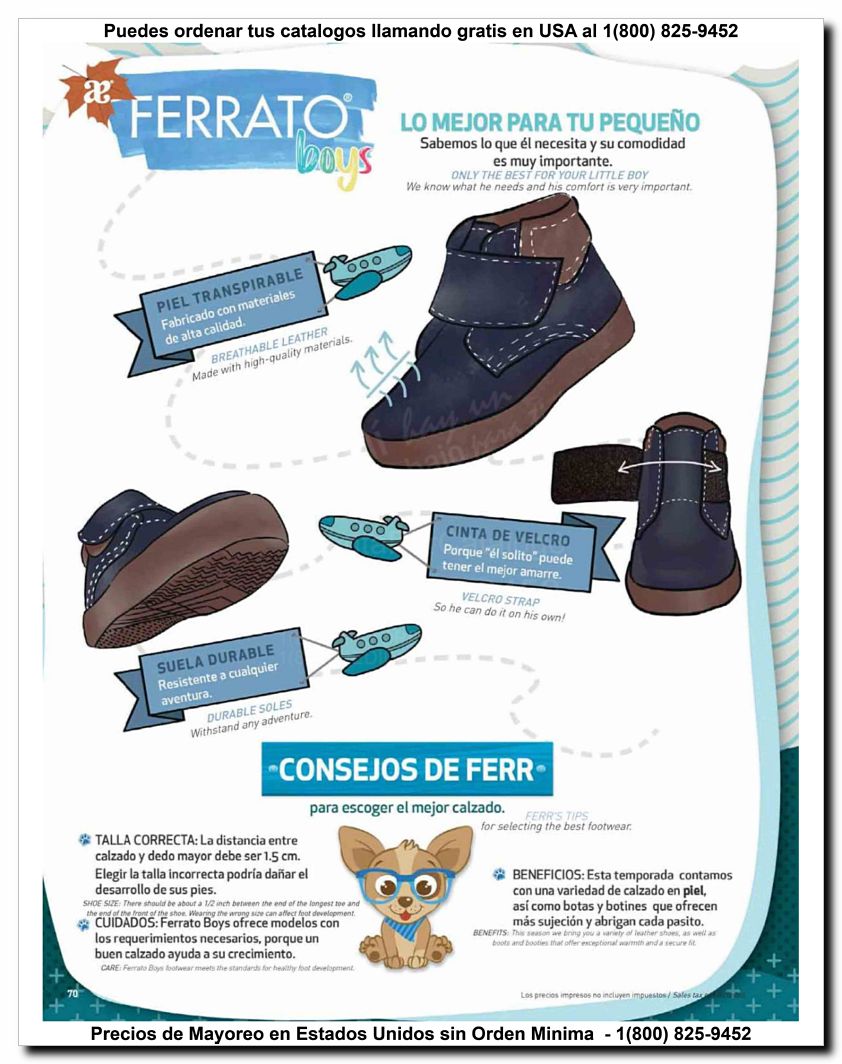 Llamanos al 1(800) 825-9452<br>Catalogos USA<br>(18 of 26)