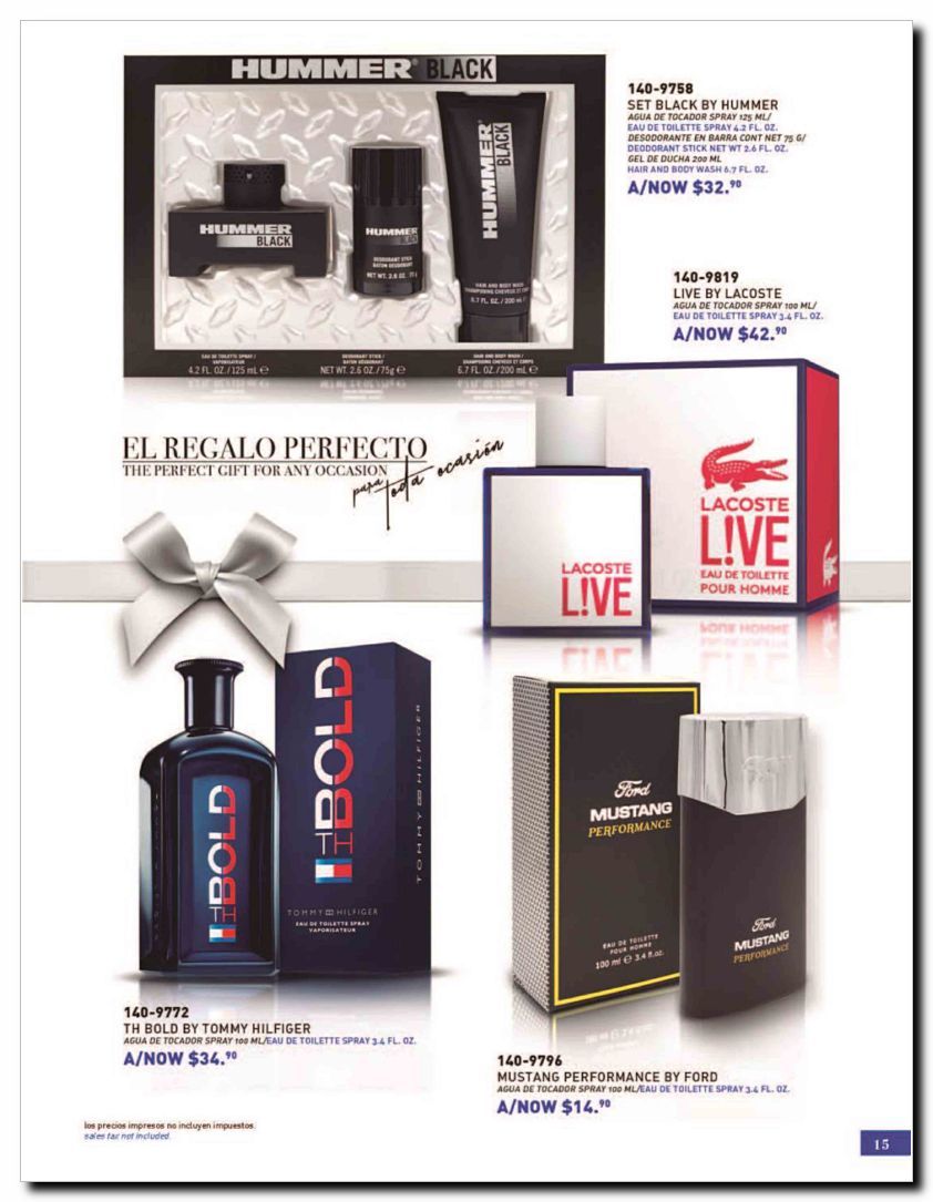 Llamanos al 1(800) 825-9452<br>Catalogos USA<br>(15 of 20)