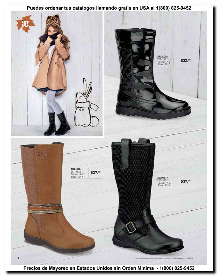 Llamanos al 1(800) 825-9452<br>Catalogos USA<br>(6 of 52)