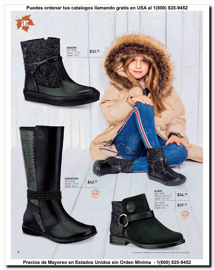 Llamanos al 1(800) 825-9452<br>Catalogos USA<br>(8 of 52)