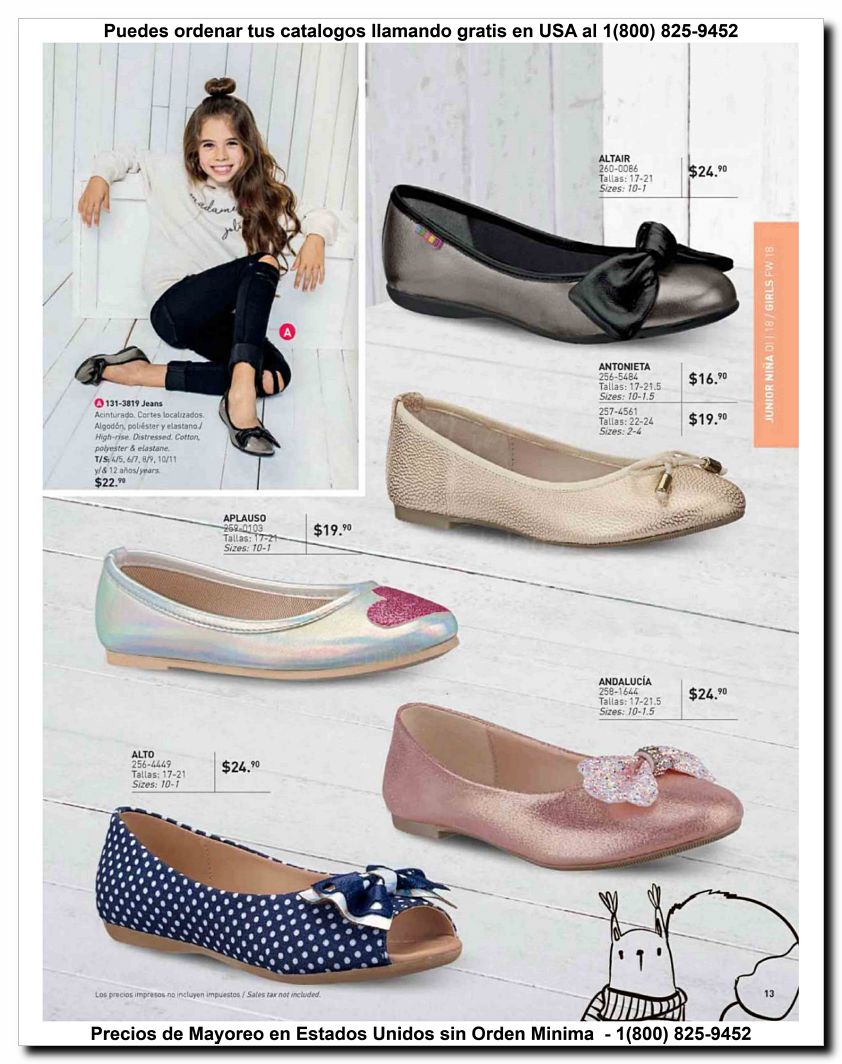 Llamanos al 1(800) 825-9452<br>Catalogos USA<br>(13 of 52)