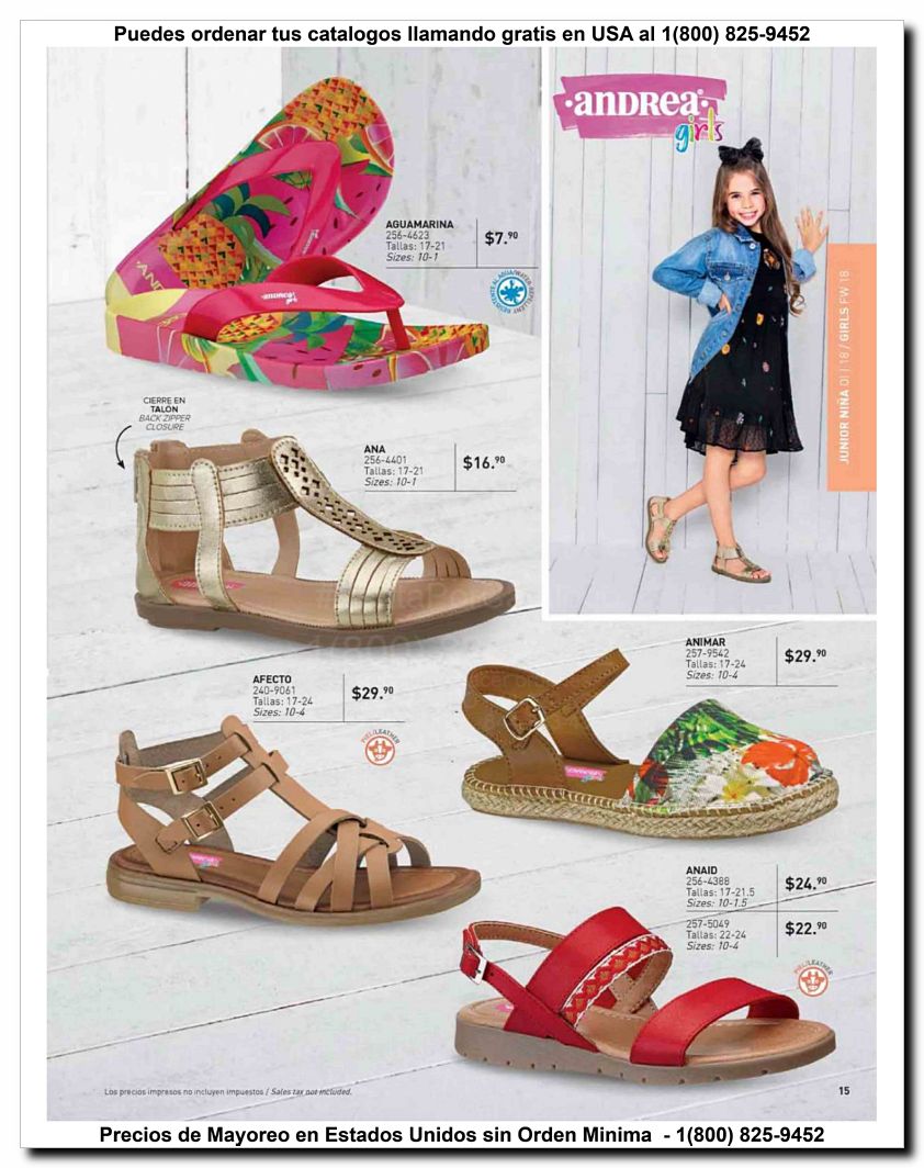 Llamanos al 1(800) 825-9452<br>Catalogos USA<br>(15 of 52)