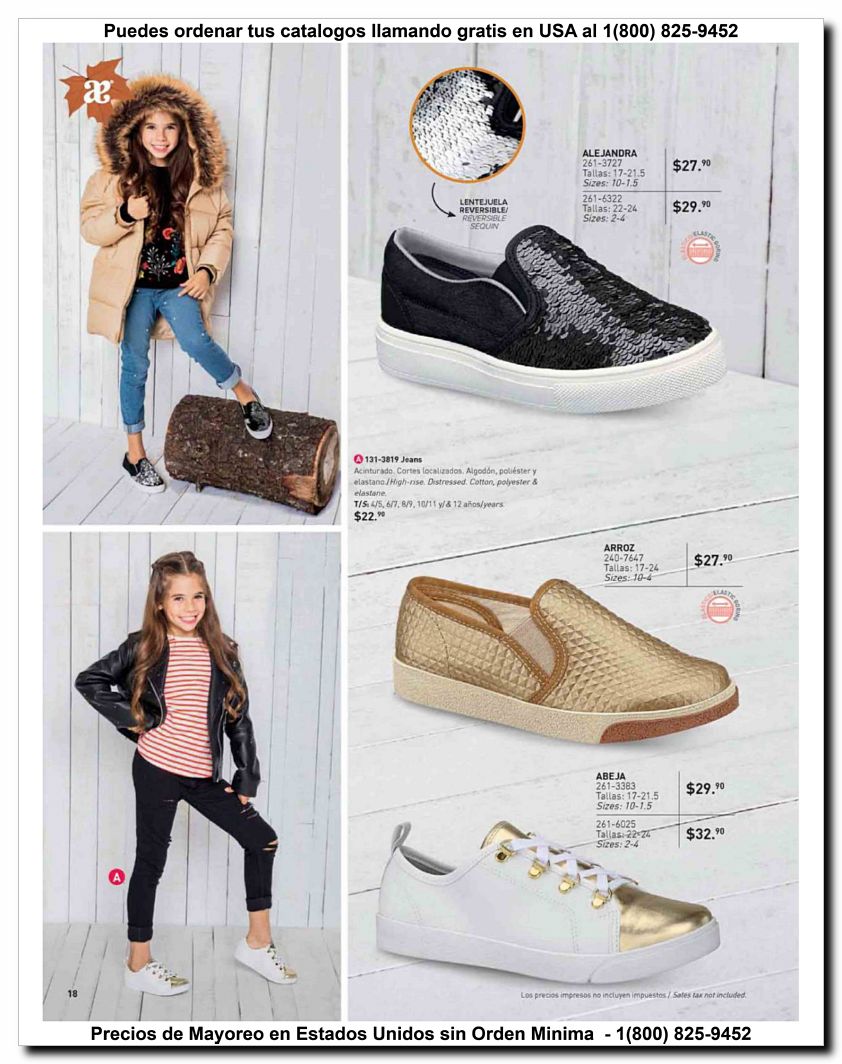 Llamanos al 1(800) 825-9452<br>Catalogos USA<br>(18 of 52)