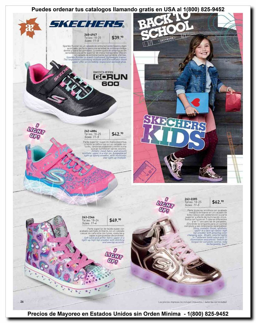 Llamanos al 1(800) 825-9452<br>Catalogos USA<br>(26 of 52)