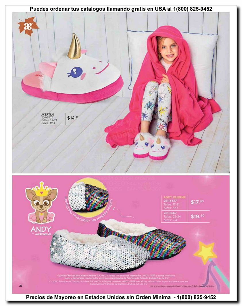 Llamanos al 1(800) 825-9452<br>Catalogos USA<br>(28 of 52)