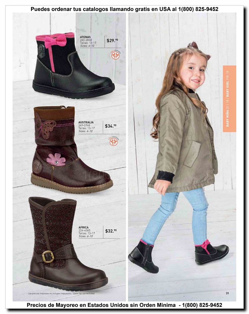 Llamanos al 1(800) 825-9452<br>Catalogos USA<br>(31 of 52)