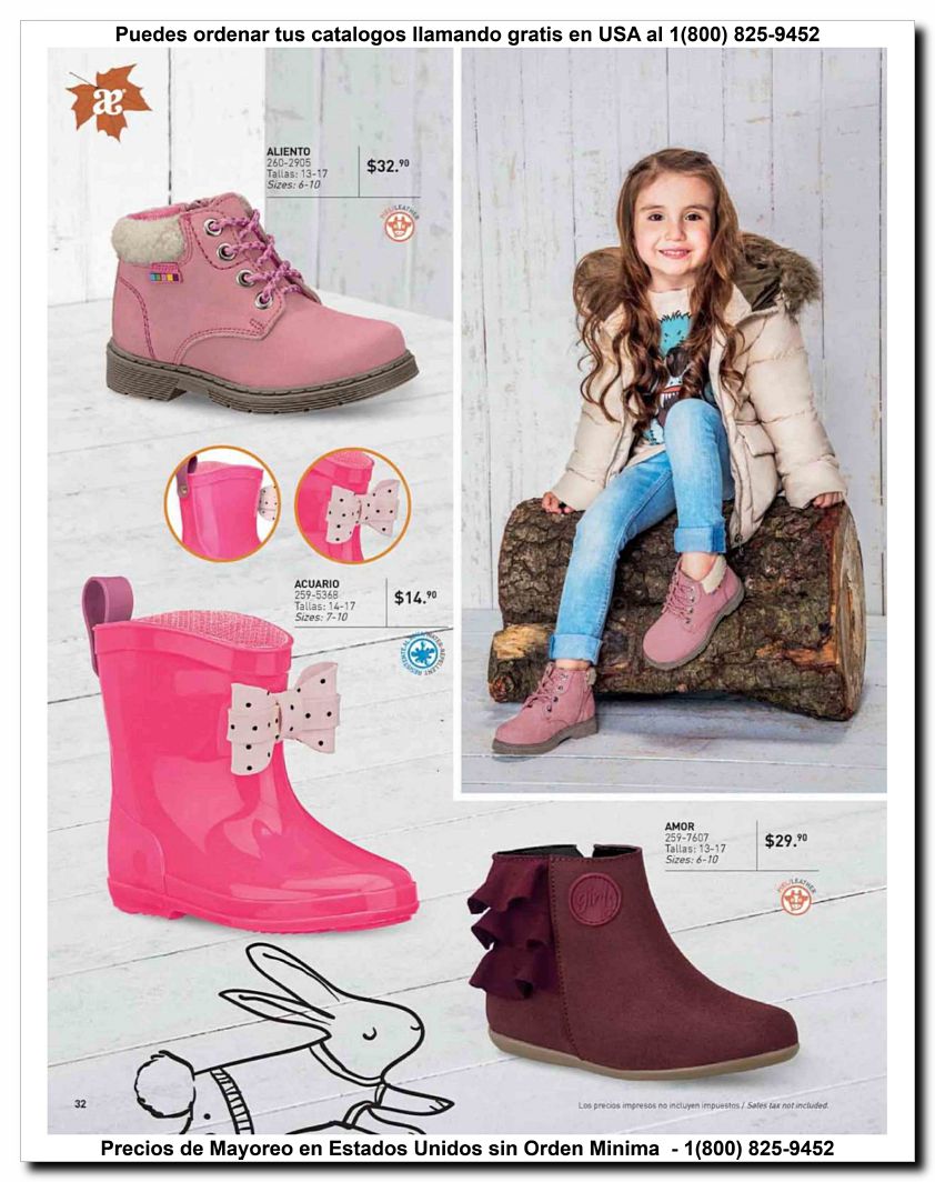 Llamanos al 1(800) 825-9452<br>Catalogos USA<br>(32 of 52)