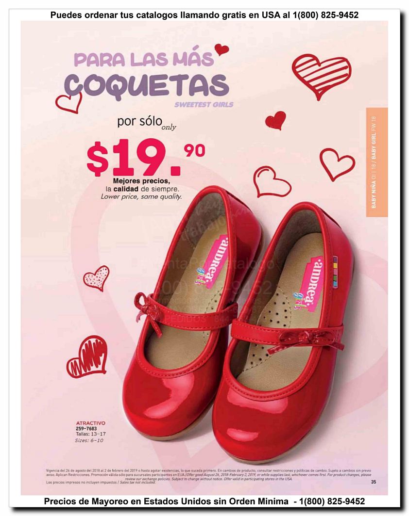Llamanos al 1(800) 825-9452<br>Catalogos USA<br>(35 of 52)