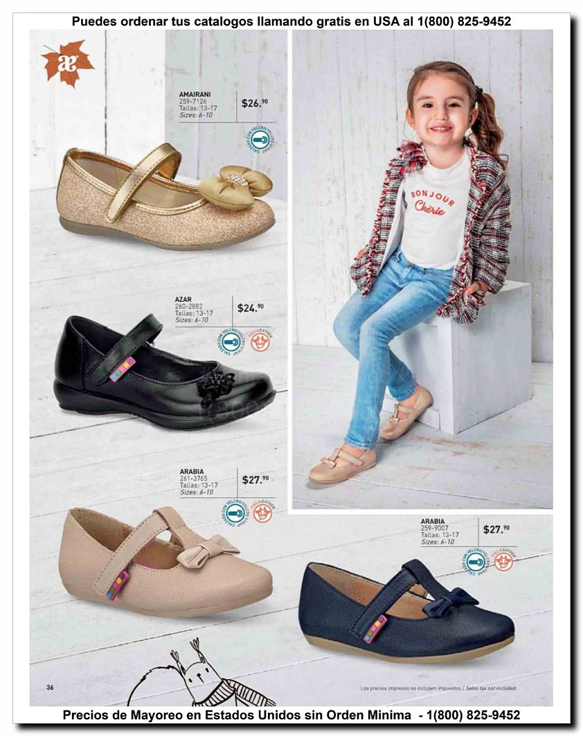 Llamanos al 1(800) 825-9452<br>Catalogos USA<br>(36 of 52)