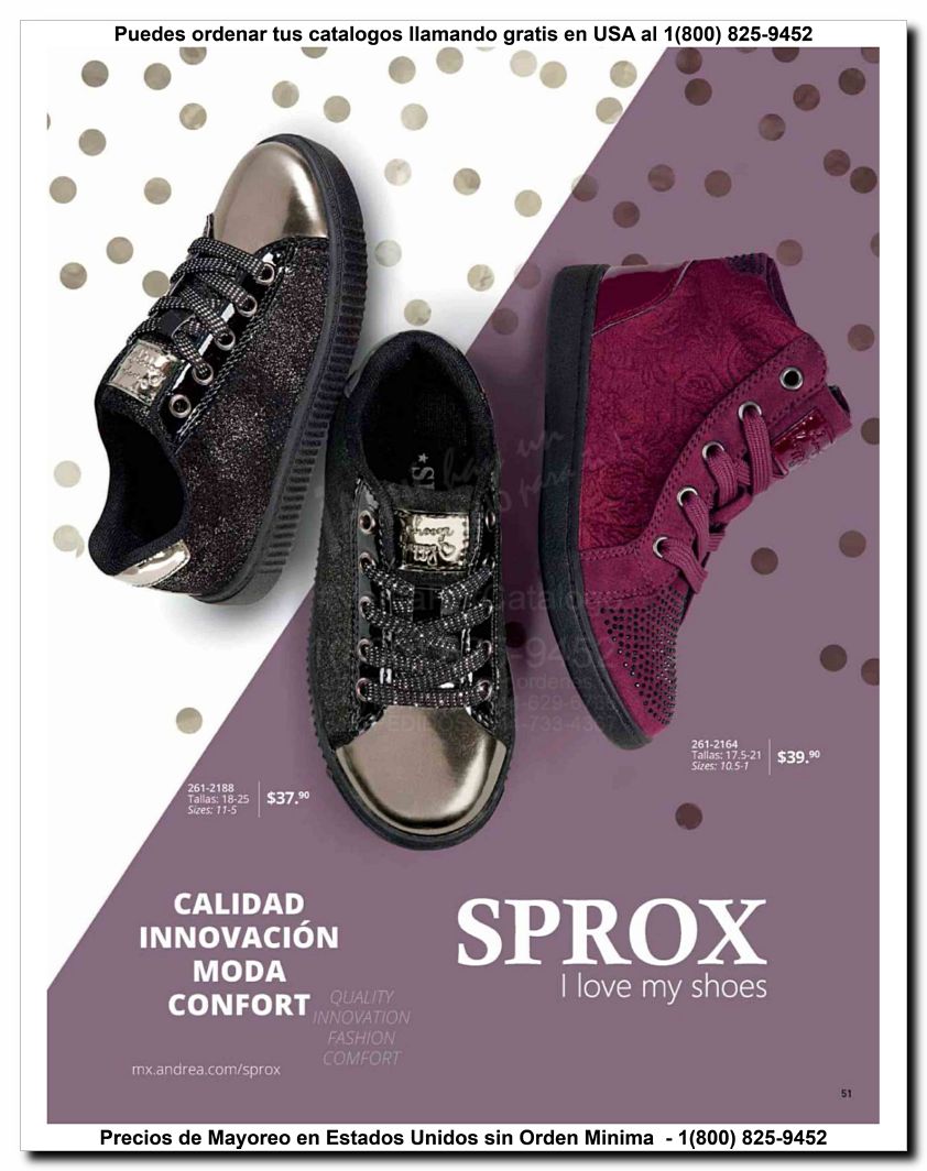 Llamanos al 1(800) 825-9452<br>Catalogos USA<br>(51 of 52)