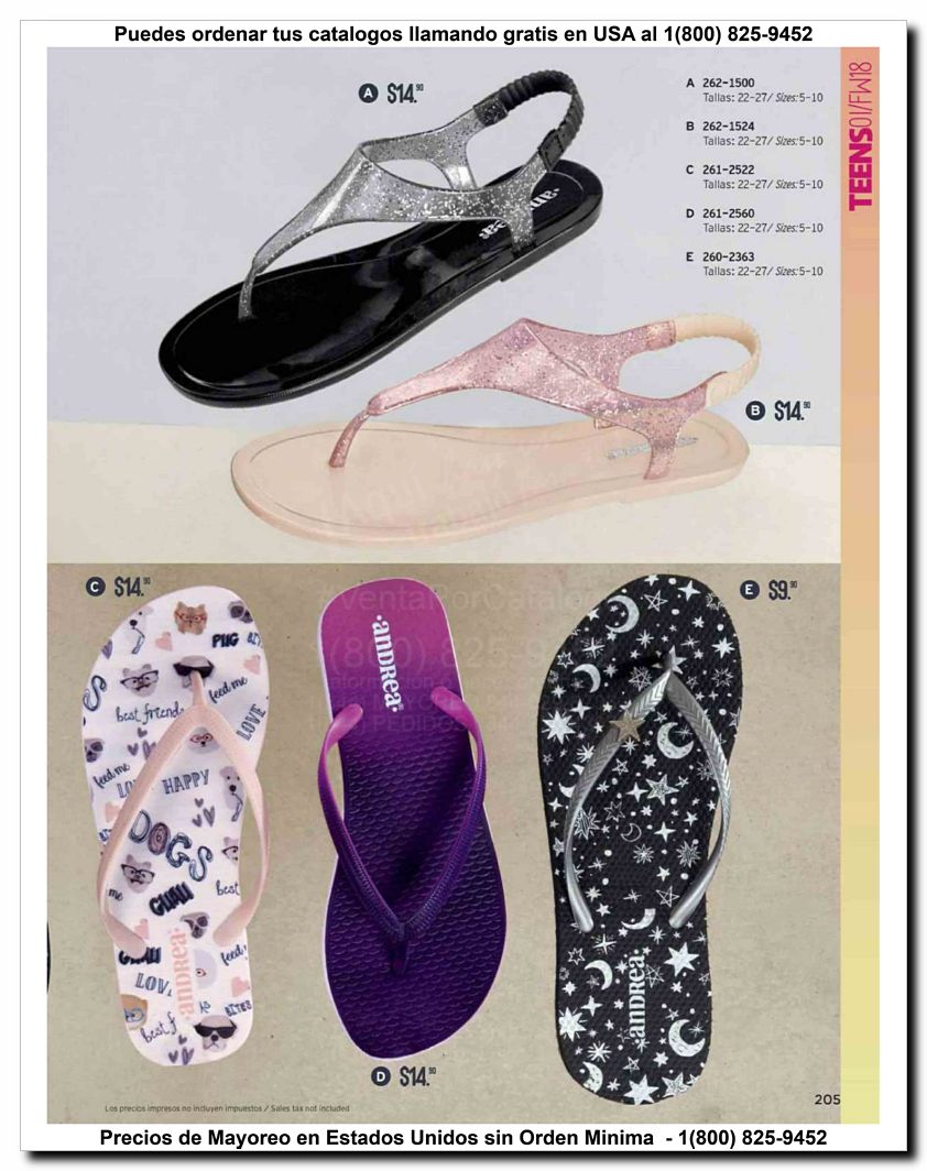 Llamanos al 1(800) 825-9452<br>Catalogos USA<br>(18 of 30)