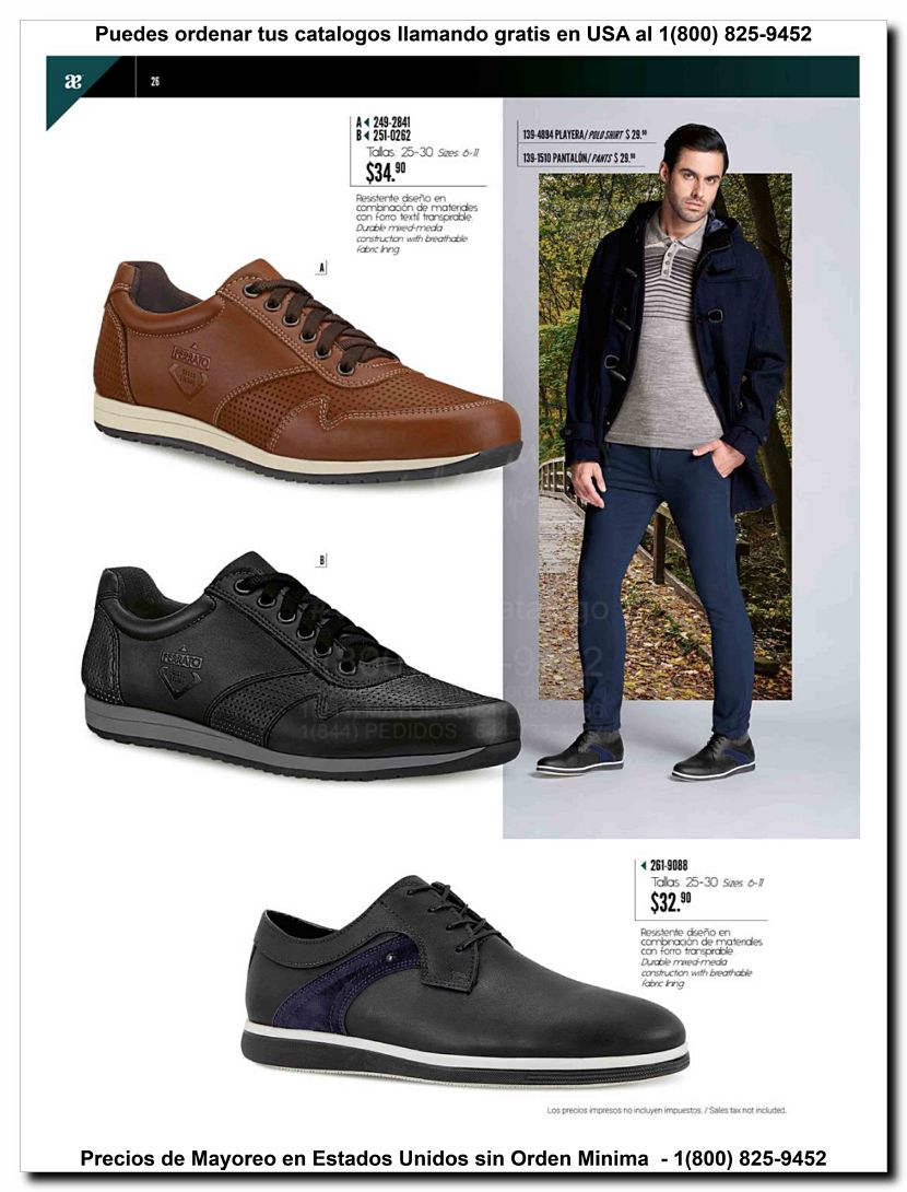Llamanos al 1(800) 825-9452<br>Catalogos USA<br>(26 of 97)