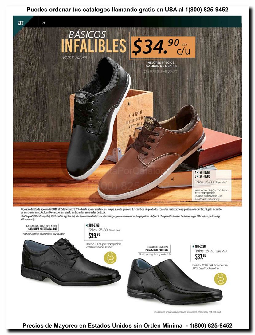 Llamanos al 1(800) 825-9452<br>Catalogos USA<br>(28 of 97)