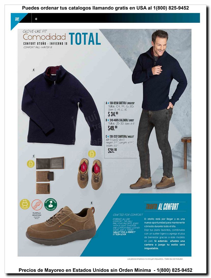 Llamanos al 1(800) 825-9452<br>Catalogos USA<br>(40 of 97)