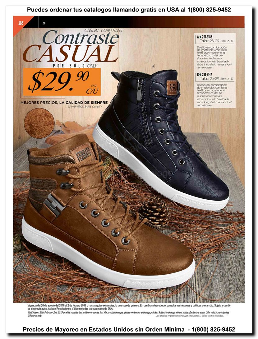 Llamanos al 1(800) 825-9452<br>Catalogos USA<br>(56 of 97)