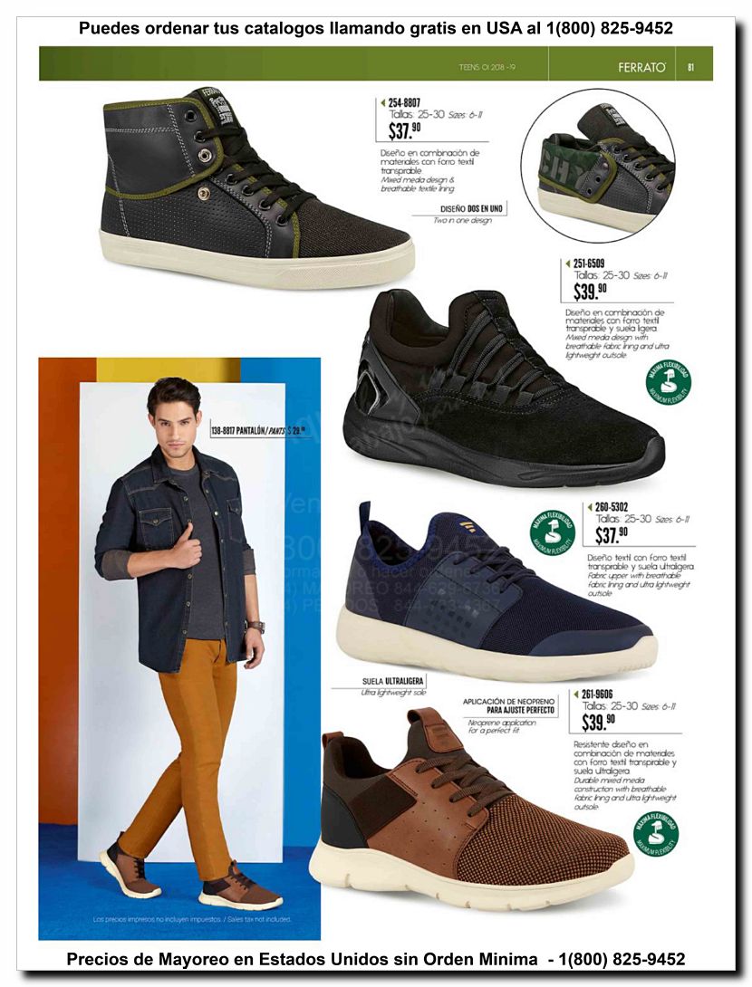 Llamanos al 1(800) 825-9452<br>Catalogos USA<br>(81 of 97)