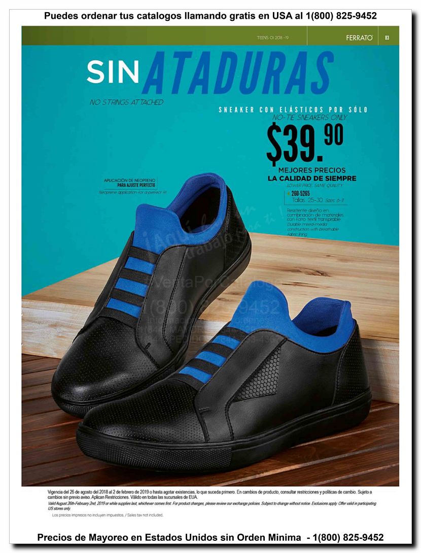 Llamanos al 1(800) 825-9452<br>Catalogos USA<br>(83 of 97)