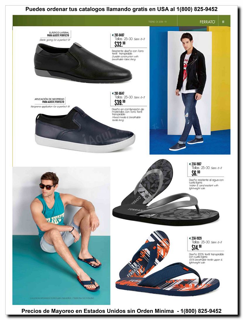 Llamanos al 1(800) 825-9452<br>Catalogos USA<br>(91 of 97)