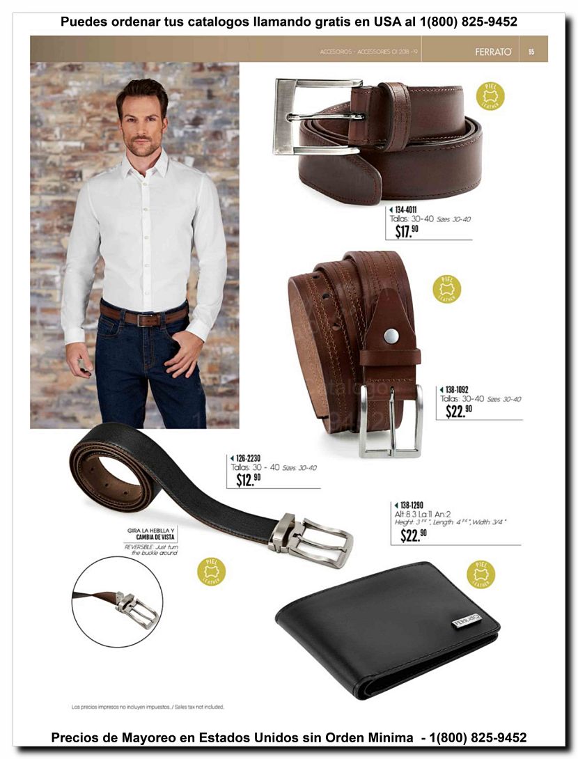 Llamanos al 1(800) 825-9452<br>Catalogos USA<br>(95 of 97)
