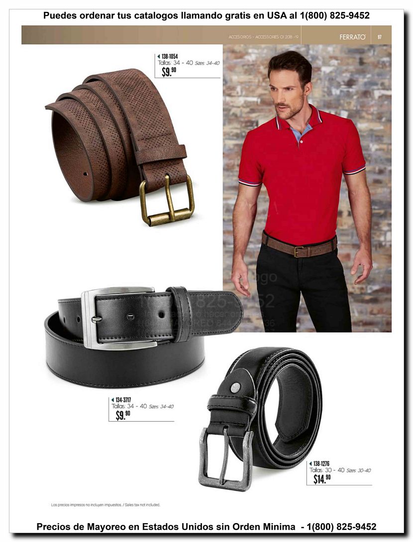 Llamanos al 1(800) 825-9452<br>Catalogos USA<br>(97 of 97)