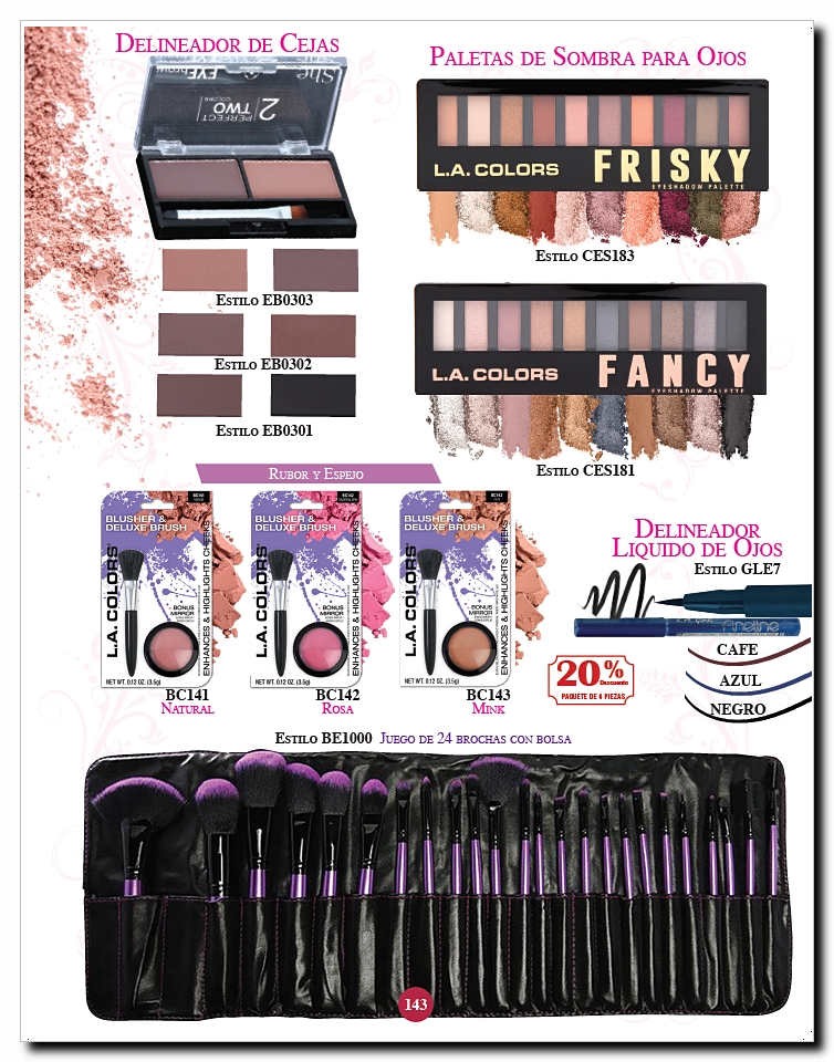 Llamanos al 1(800) 825-9452<br>Catalogos USA<br>(143 of 164)