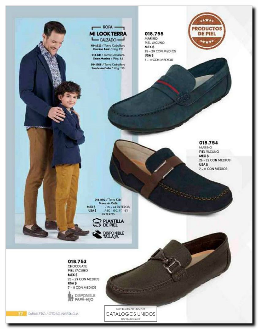 Llamanos al 1(800) 825-9452<br>Catalogos USA<br>(38 of 163)
