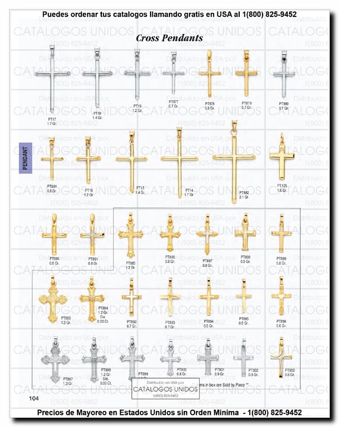 Llamanos al 1(800) 825-9452<br>Catalogos USA<br>(105 of 294)
