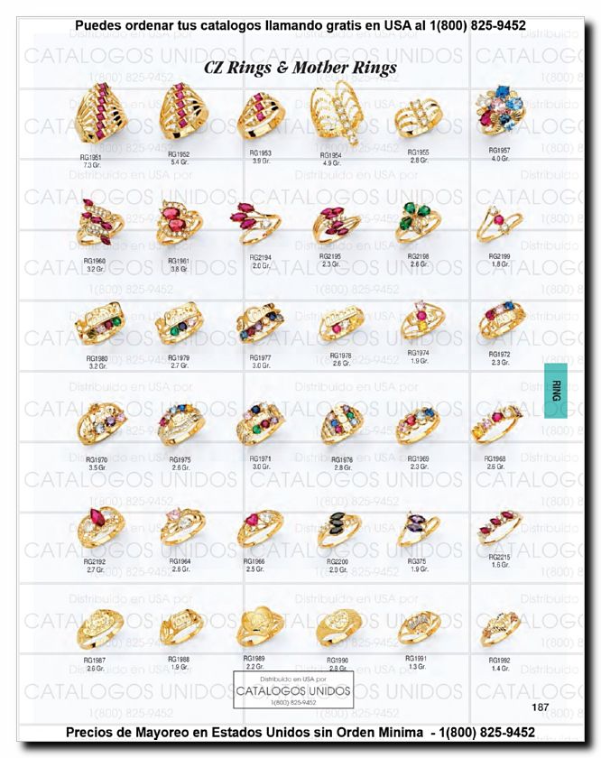 Llamanos al 1(800) 825-9452<br>Catalogos USA<br>(188 of 294)