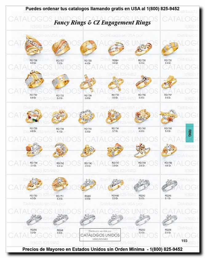Llamanos al 1(800) 825-9452<br>Catalogos USA<br>(194 of 294)
