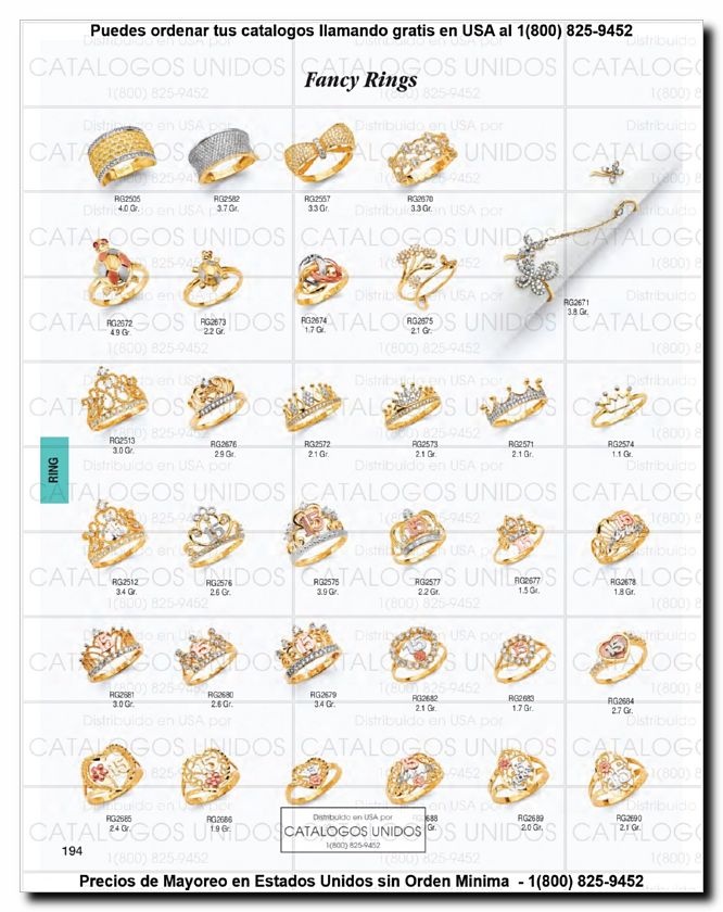 Llamanos al 1(800) 825-9452<br>Catalogos USA<br>(195 of 294)