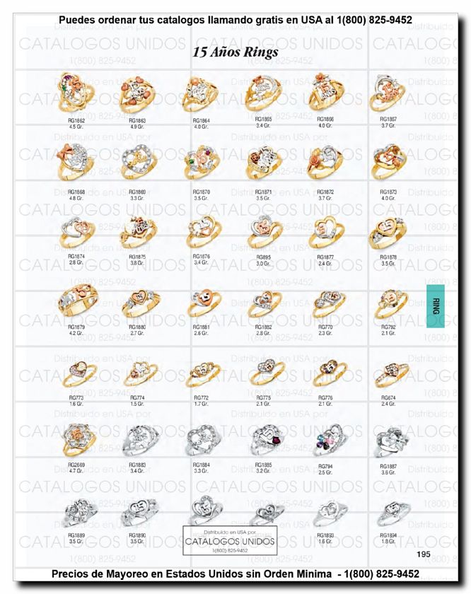 Llamanos al 1(800) 825-9452<br>Catalogos USA<br>(196 of 294)
