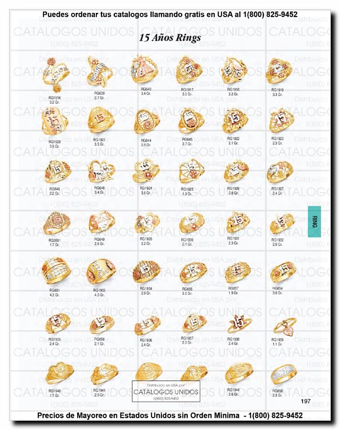 Llamanos al 1(800) 825-9452<br>Catalogos USA<br>(198 of 294)