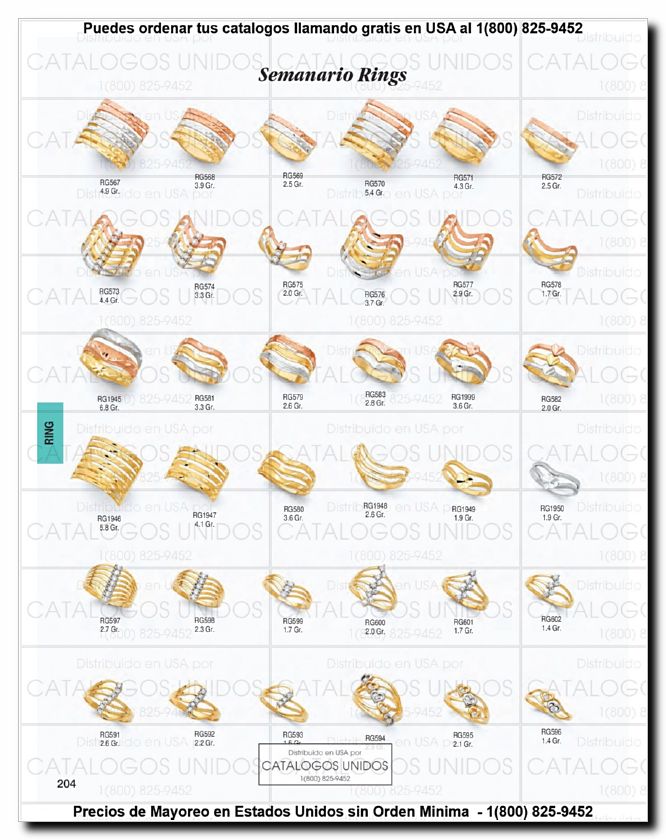 Llamanos al 1(800) 825-9452<br>Catalogos USA<br>(205 of 294)