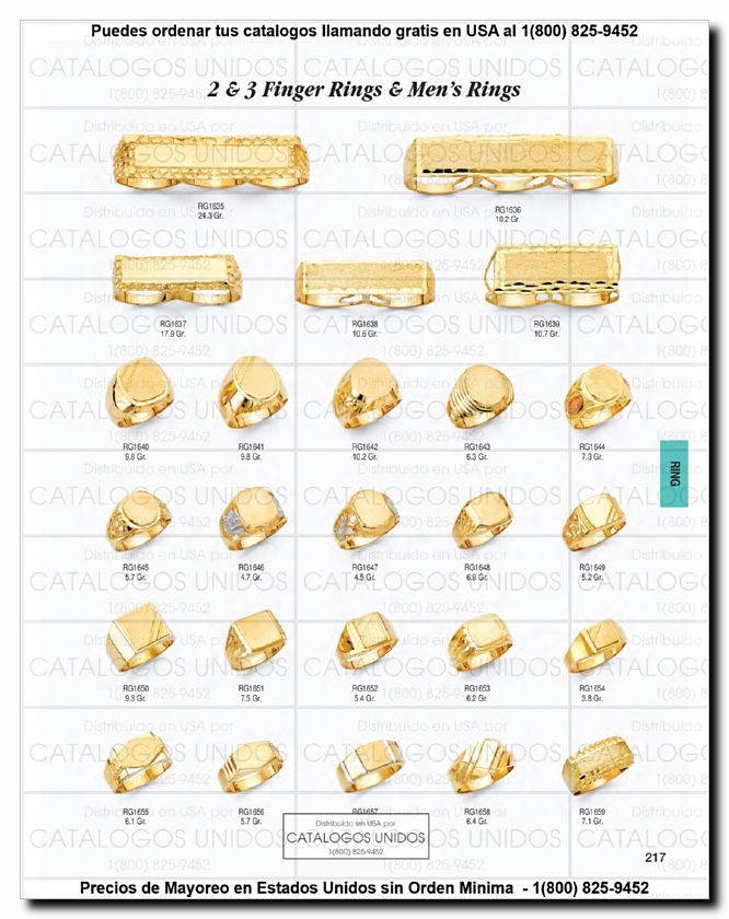 Llamanos al 1(800) 825-9452<br>Catalogos USA<br>(218 of 294)