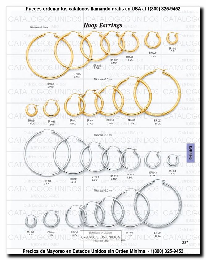 Llamanos al 1(800) 825-9452<br>Catalogos USA<br>(238 of 294)
