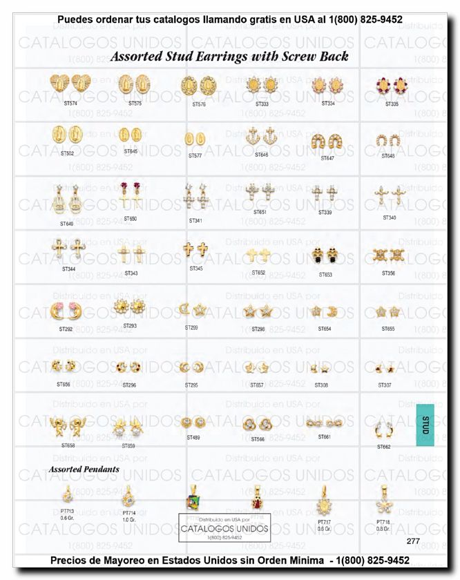 Llamanos al 1(800) 825-9452<br>Catalogos USA<br>(278 of 294)