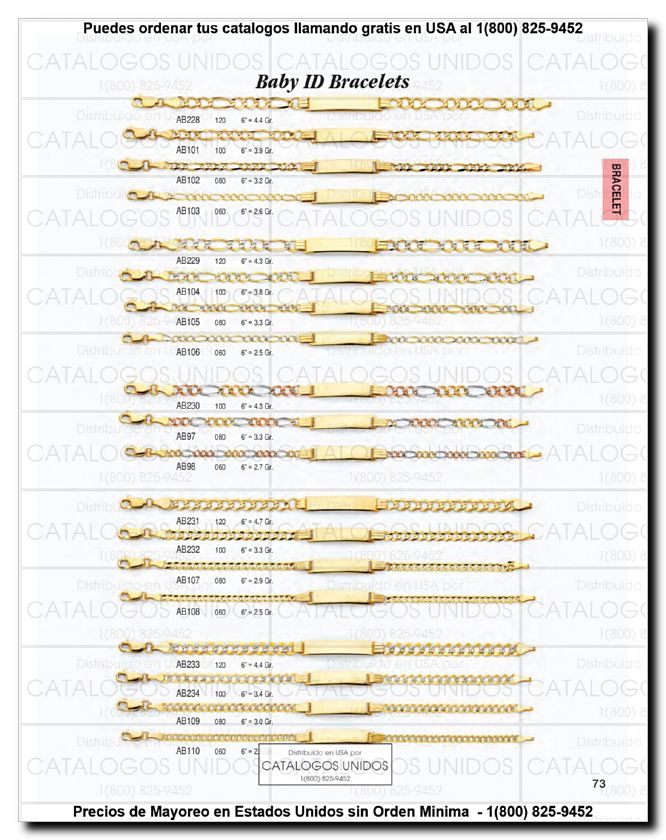 Llamanos al 1(800) 825-9452<br>Catalogos USA<br>(74 of 294)