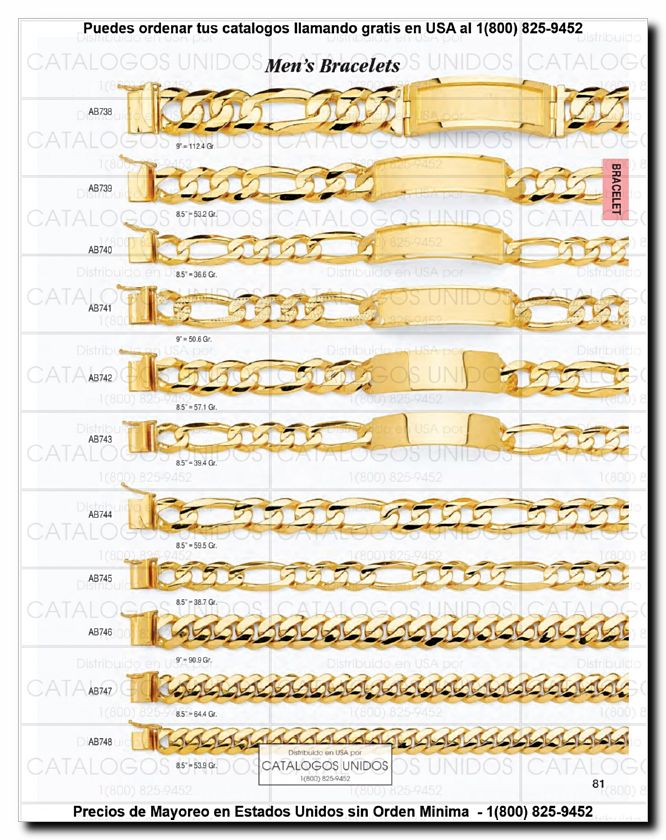 Llamanos al 1(800) 825-9452<br>Catalogos USA<br>(82 of 294)