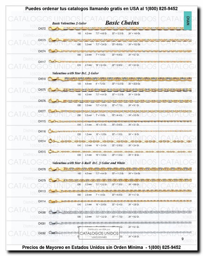 Llamanos al 1(800) 825-9452<br>Catalogos USA<br>(10 of 294)