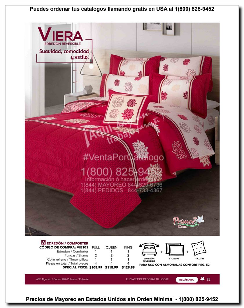 Llamanos al 1(800) 825-9452<br>Catalogos USA<br>(23 of 129)