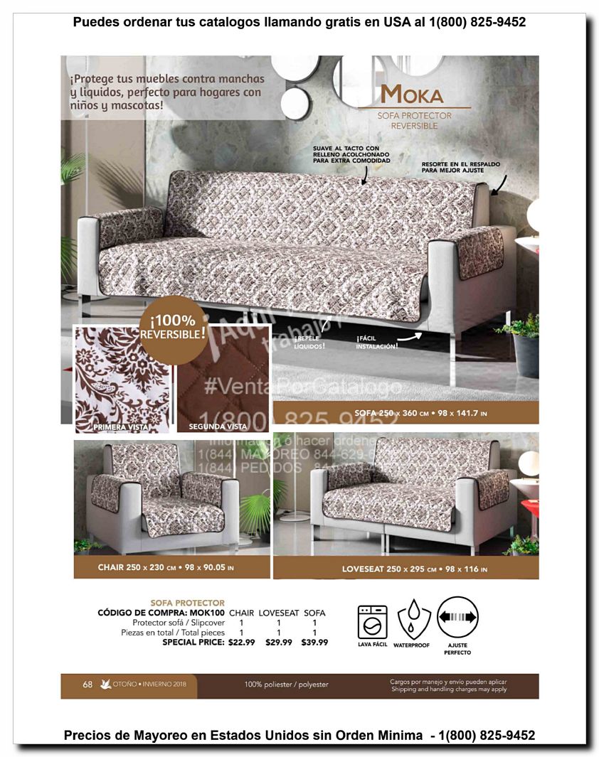 Llamanos al 1(800) 825-9452<br>Catalogos USA<br>(68 of 129)