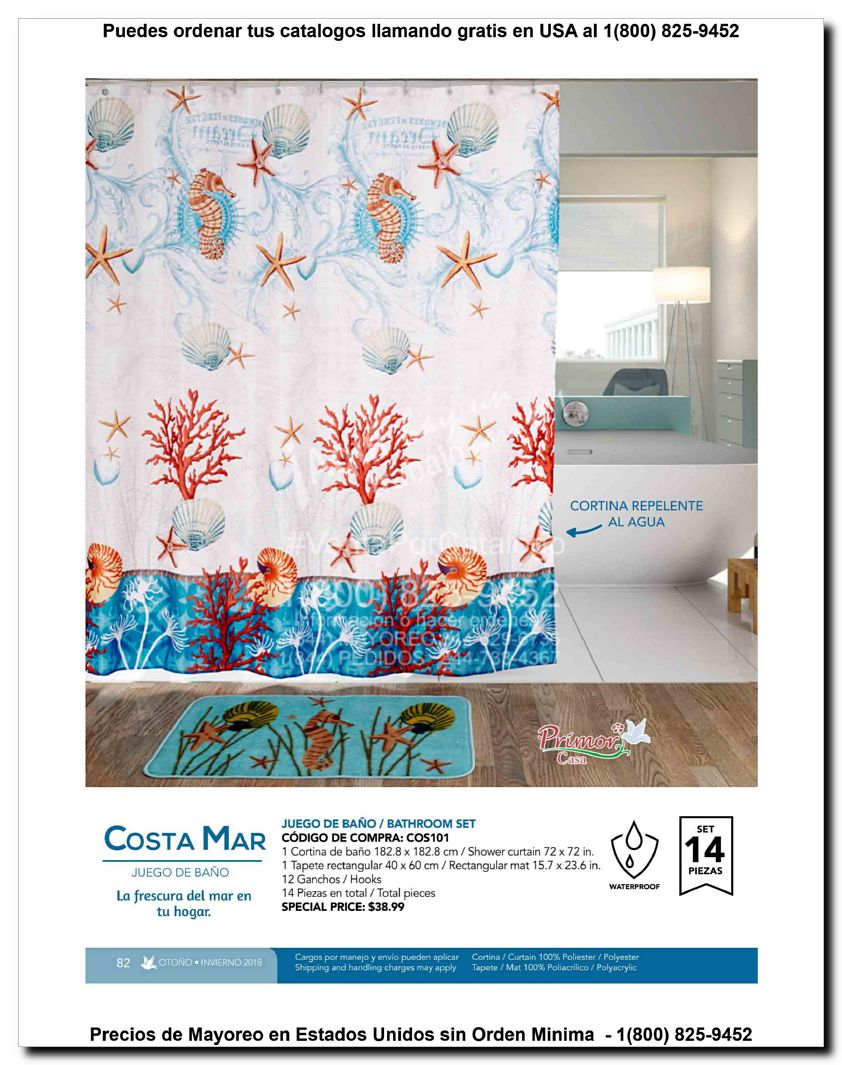 Llamanos al 1(800) 825-9452<br>Catalogos USA<br>(82 of 129)